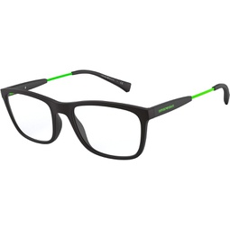 Emporio Armani Demo Rectangular Mens Eyeglasses EA3165 5042 55