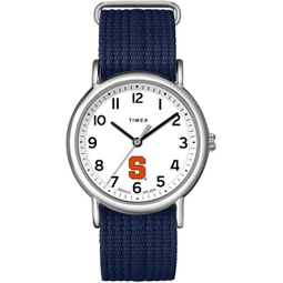 Timex Unisex Weekender 38mm Watch - Syracuse Orange with Slip-Thru Single Layer Strap