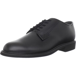 Bates Mens Leather Uniform Oxford, Black, 4.5 E US