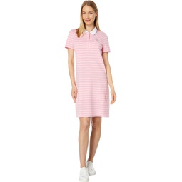 Womens Tommy Hilfiger Short Sleeve Stripe Polo Dress