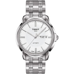 Tissot Mens T0654301103100 Automatic III Swiss Automatic Silver-Tone Stainless Steel Watch