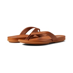 Womens FitFlop Gracie Leather Flip-Flops
