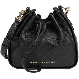 Marc Jacobs H606L01SP22 Black Leather With Gold Hardware Womens Mini Bucket/Shoulder Bag
