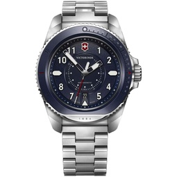 Victorinox Journey 1884 Watch with Blue Dial and Stainless Steel Bracelet