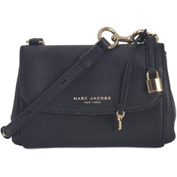 Marc Jacobs H104L01PF22 Black With Gold Hardware Womens Leather Shoulder Bag