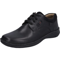 Josef Seibel Mens lace-up Low Shoe, Black Black 600 Black, 9 Wide