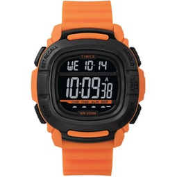 Timex Mens Digital Watch with a Silicone Strap Command