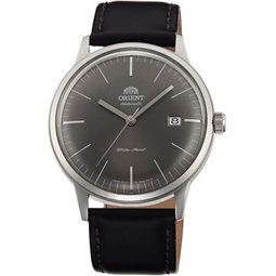 Orient Mens Analogue Automatic Watch with Leather Strap FAC0000CA0, Silver/Black/Grey, Strap