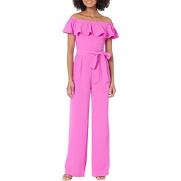 Womens Lilly Pulitzer Jood Off-the-Shoulder Jumpsuit