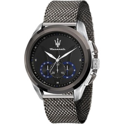 Maserati Mens R8873612006 Traguardo Analog Display Analog Quartz Grey Watch