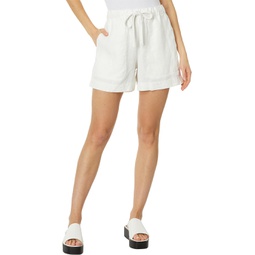 Vince Mid-Waist Tie Front Pull-On Shorts