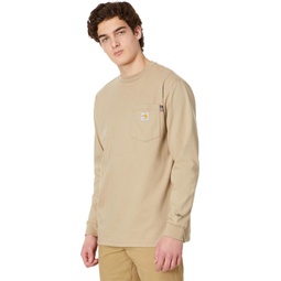 Mens Carhartt Flame-Resistant (FR) Force Cotton Long Sleeve T-Shirt