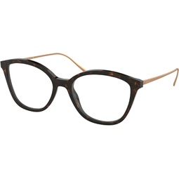 Prada Sunglasses Tortoise Frame, Transparent Lenses, 53MM