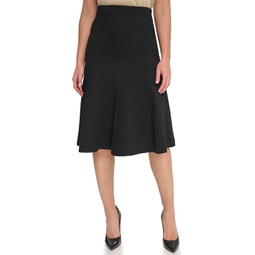 Womens Tommy Hilfiger Solid Ponte Skirt