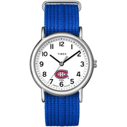 Timex Mens Easy Reader 38mm Watch - Montreal Canadiens with Expansion Band