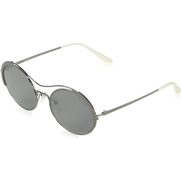 Prada CONCEPTUAL PR55VS Sunglasses 402407-53 - Mens, Grey Mirror Silver PR55VS-402407-53