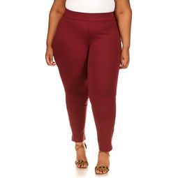 MICHAEL Michael Kors Plus Size Solid Pull-On Trousers