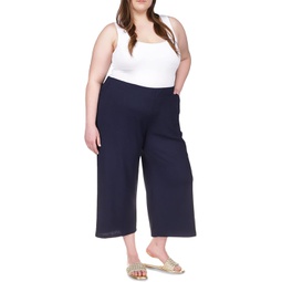 MICHAEL Michael Kors Plus Size Cropped Pull-On Pants