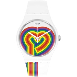 Swatch BEATING LOVE Unisex Watch (Model: SUOW171)