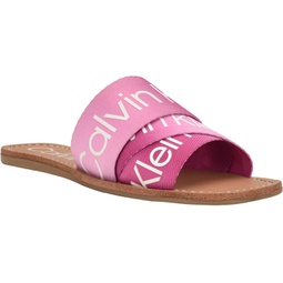 Calvin Klein Womens Bainy Flat Sandal