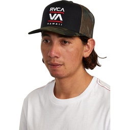 RVCA Mens Adjustable Snapback Trucker Hat