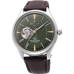 Orient Star RK-AT0202E [Orient Star Mens Leather Classic Semi-Skeleton] Watch Shipped from Japan