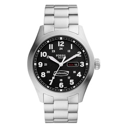 Fossil Defender Solar-Powered Stainless Steel Watch - FS5976