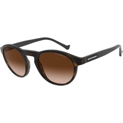Emporio Armani EA4138-508913 Sunglasses MATTE HAVANA w/GRADIENT BROWN 52mm