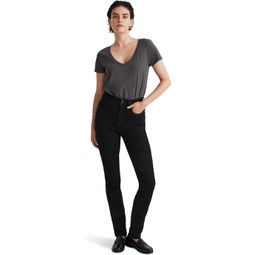 Madewell Stovepipe Jeans in Black Rinse Wash