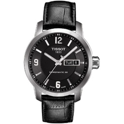Tissot Mens T0554301605700 PRC 200 Analog Display Swiss Automatic Black Watch