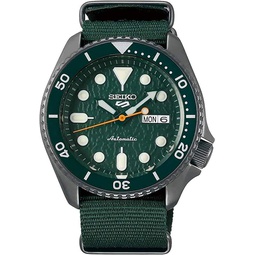 SEIKO SRPD77 5 Sports Mens Watch Green 42.5mm Stainless Steel