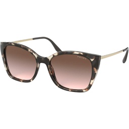 Prada PR 12XS Womens Sunglasses Brown/Brown Gradient 54