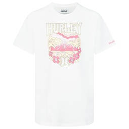 Hurley Kids Oversized Boxy Graphic T-Shirt (Little Kids)