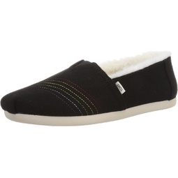 TOMS - Mens Alpargata Shoes, Size: 11 D(M) US, Color: Black Two Tn Flt/RNB Emb