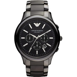 Ceramic Black Date Dial 47mm Men Chronograph Wrist Watch AR1451