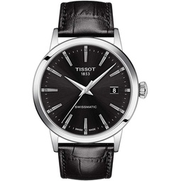 Tissot mens Classic Dream Stainless Steel Dress Watch Black T1294071605100
