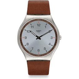 Swatch SKIN SUIT BROWN Unisex Watch (Model: SS07S108)