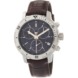Tissot Mens PRS 200 Swiss Quartz Watch, Brown, Leather,19 (T0674171604100)