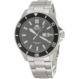 Orient RA-AA0008B Mens Kano Stainless Steel Black Bezel Black Dial Automatic Dive Watch