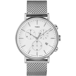 Timex Fairfield White Dial Stainless Steel Mens Watch TW2R27100