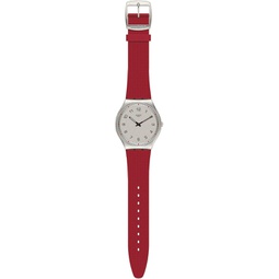 Swatch Mens Analogue Swiss Quartz Watch with Rubber Strap SS07S105