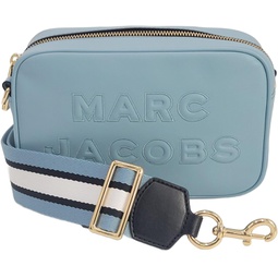 Marc Jacobs M0014465 The Flash Stone Light Blue With Gold Hardware Leather Womens Crossbody Bag