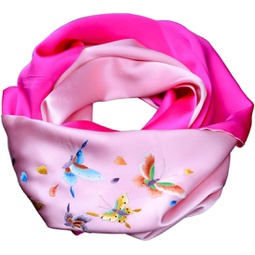 HangErFeng Scarf Handmade Embroidery Silk Chinese Scarves and Shawls for Women HairScarf353