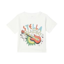 Stella McCartney Kids Tee with Stella Logo Rock Guitar Print (Toddler/Little Kids/Big Kids)
