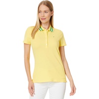 Womens Tommy Hilfiger Solid Polo With Tipping