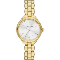 Kate Spade New York Morningside Three-Hand Gold-Tone Stainless Steel Watch - KSW1735