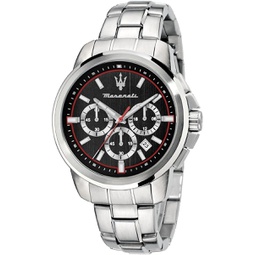 Maserati Mens R8873621009 SUCCESSO Analog Display Quartz Silver Watch