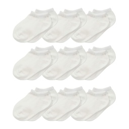 Jefferies Socks Seamless Capri Liner 9-Pack (Infant/Toddler/Little Kid/Big Kid/Adult)
