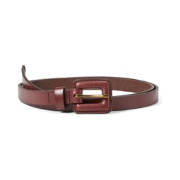 Madewell Pebbled Leather Covered-Buckle Belt