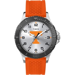 Timex Tribute Mens Collegiate Gamer 42mm Watch  Tennessee Volunteers with Orange Silicone Strap